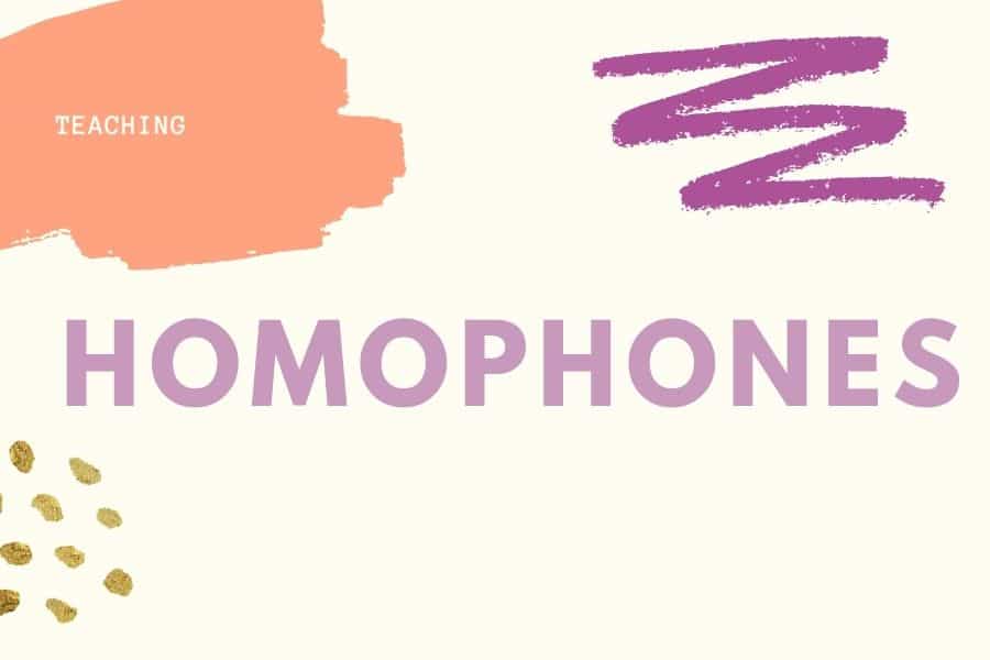 Teaching Homophones To Elementary (with Bonus Lesson Slides)