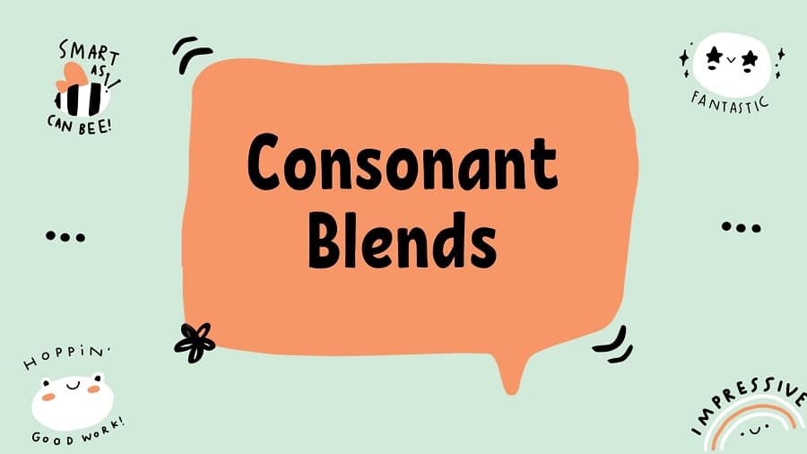 Consonant Blends For Elementary Grades With Powerpoint Slides